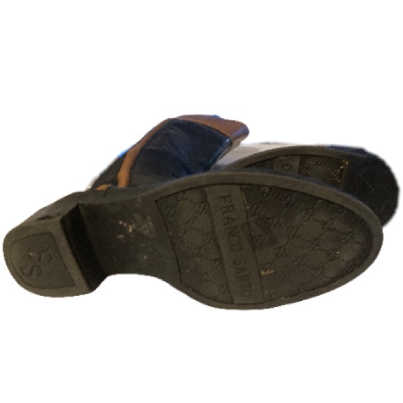 Franco Sarto Women’a Black with Brown detailing, Tall Riding Boots 7 - Picture 9 of 14